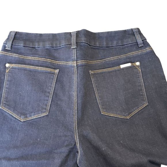 CT1444 Chico's Ladies So Slimming Blue Jeans Slim Leg 8R - Picture 2 of 6